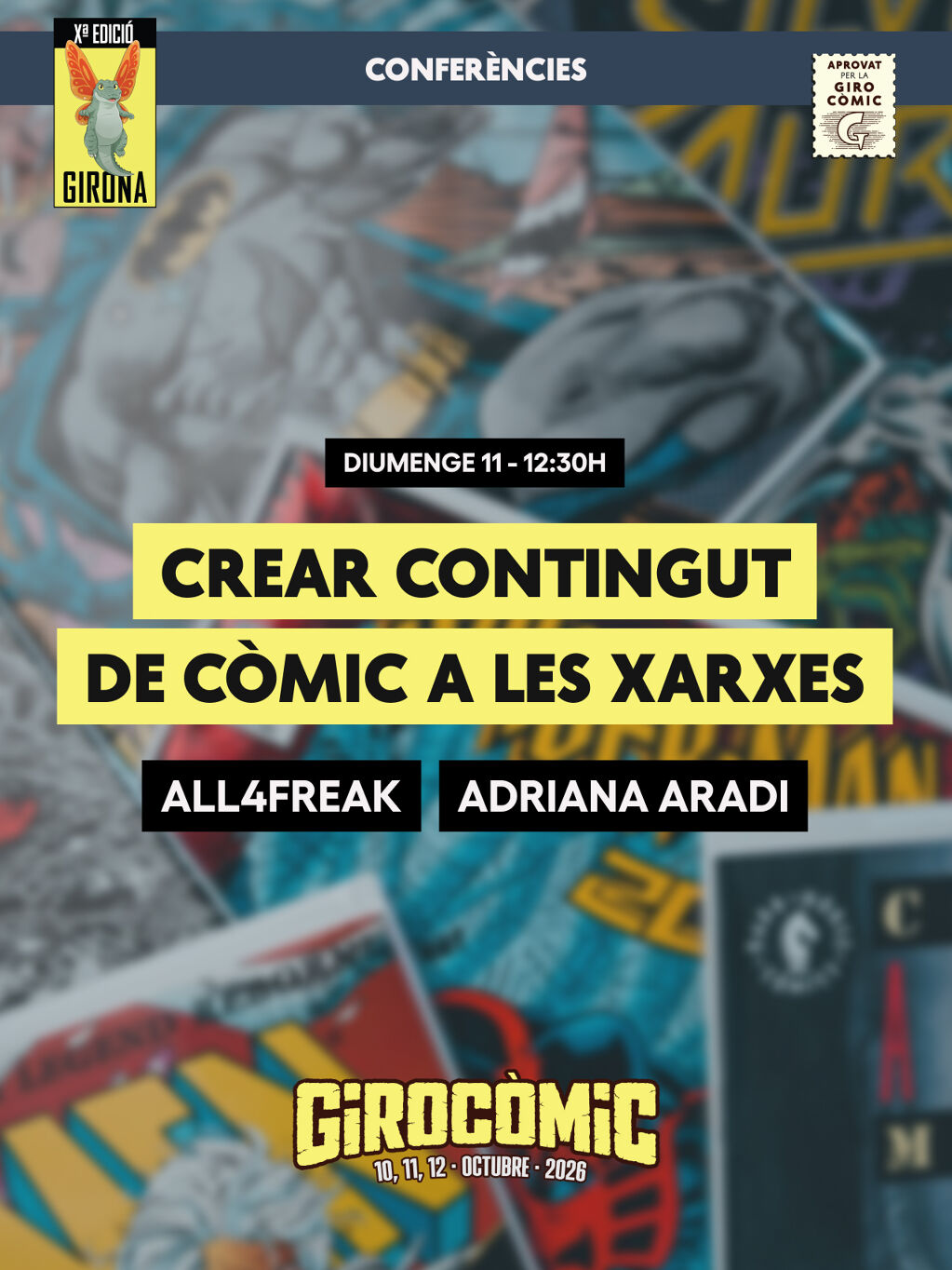 Crear contingut de còmic a les xarxes